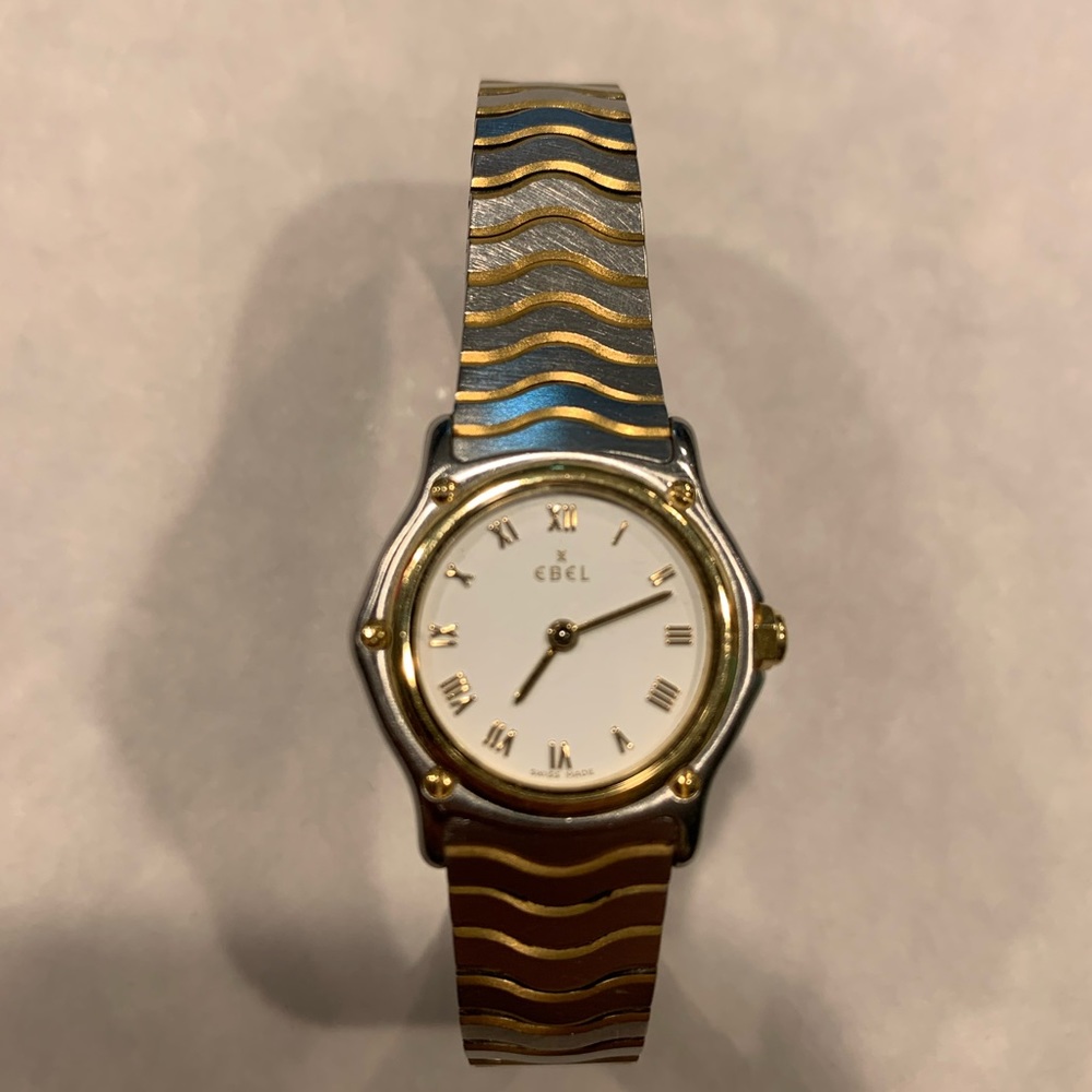 Ebel Classic Wave lady’s two tone 25mm watch